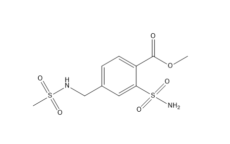 4-(甲磺酰胺基甲基)-2-氨磺酰基苯甲酸甲酯